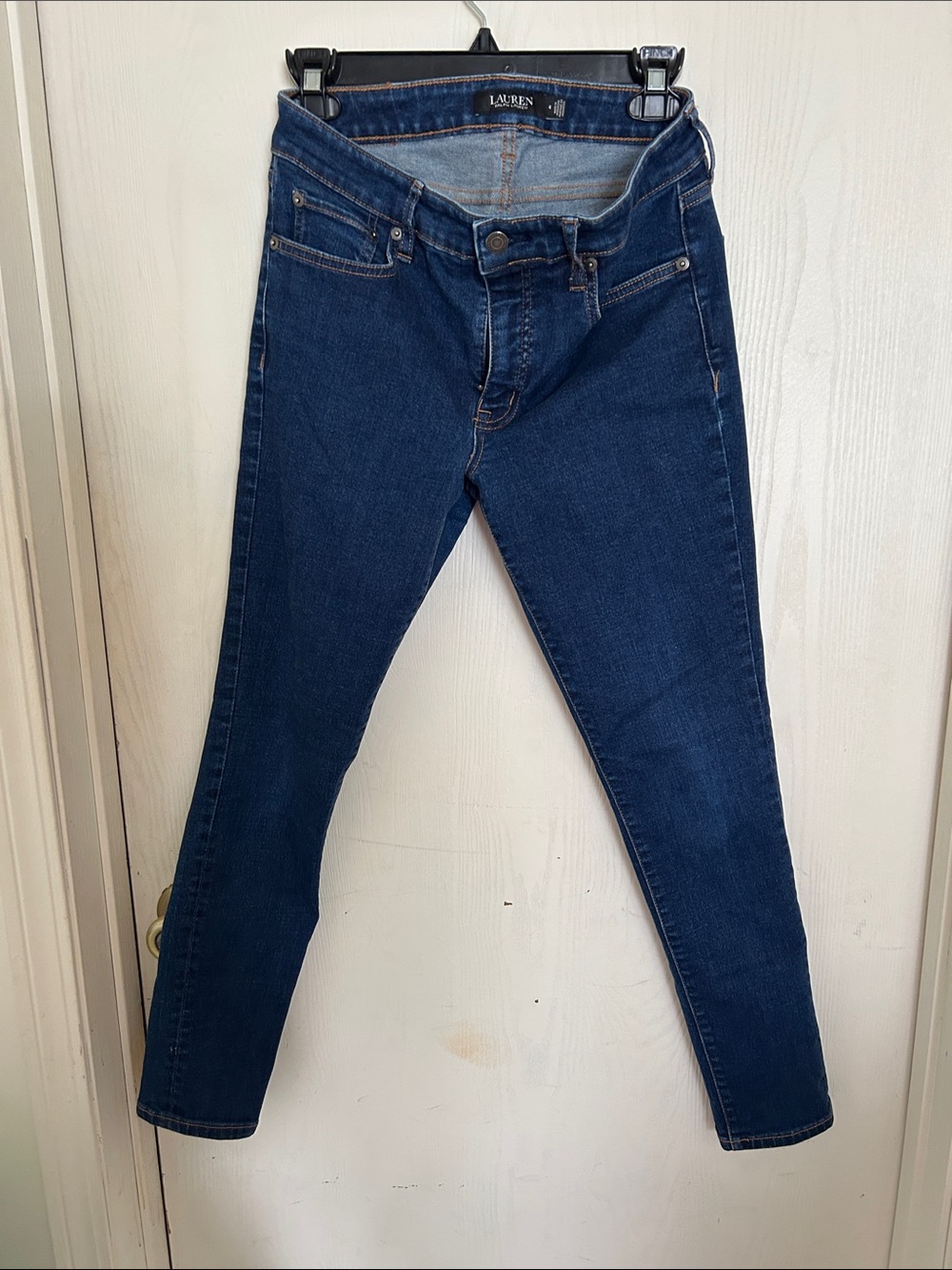 Lauren Ralph Lauren Women's Dark Indigo Skinny Jeans